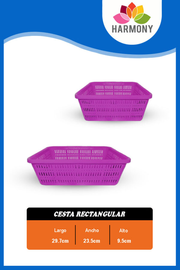 Cesta rectangular - Imagen 5