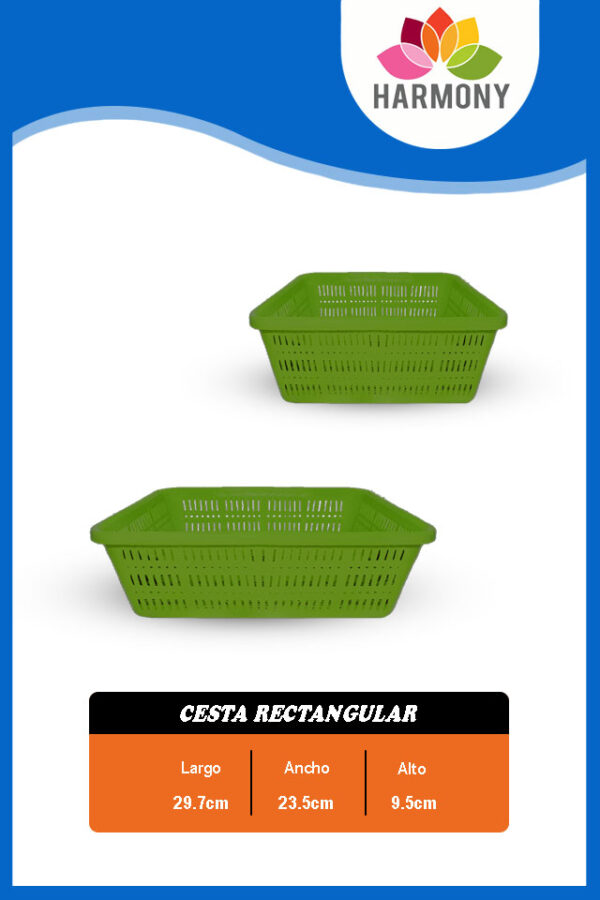 Cesta rectangular - Imagen 2